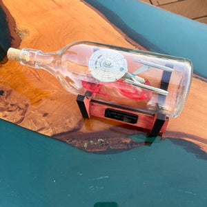 CCHobbyFun Star Trek NCC-1701-A Enterprise in a Bottle