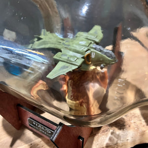 CCHobbyFun Halo Pelican Dropship Starship in a Bottle