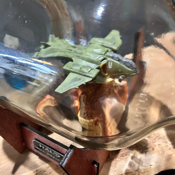 CCHobbyFun Halo Pelican Dropship Starship in a Bottle