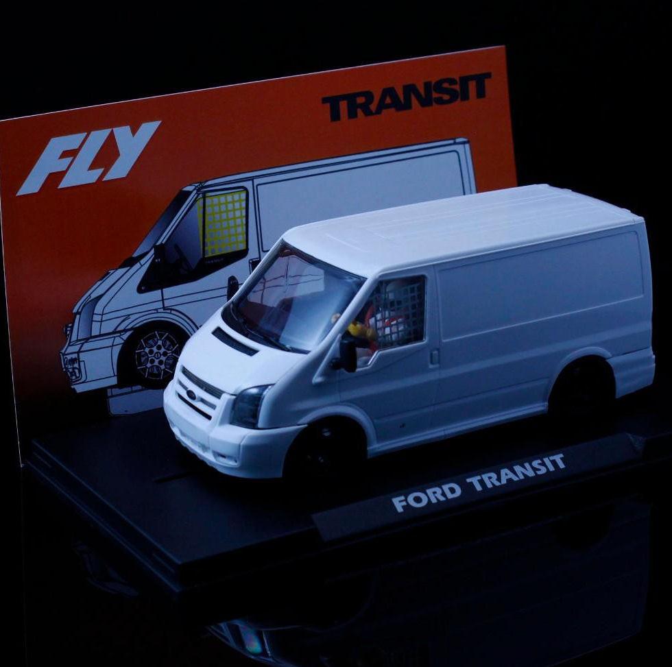 PowerHobby Fly Ford Transit Van White Kit 1/32 Slot Car VANKIT1