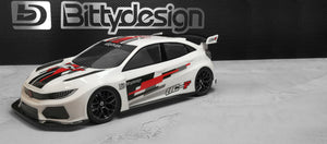 Bittydesign HC-F FWD Touring Car Body Clear 190mm