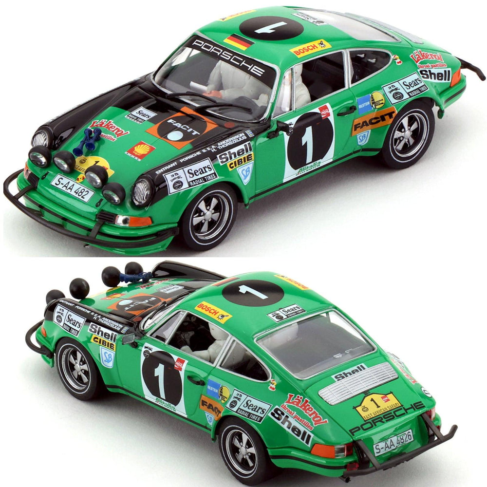 PowerHobby FLY Porsche 911 East African Safari Rally 1971 1/32 Slot Car A2084 Flyslot