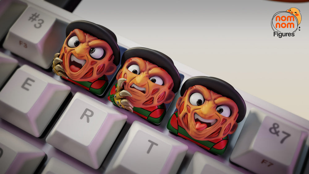 Freddy Kreuger - Halloween Style Keyboard Keycaps