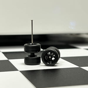 Rubber Wheels for Diecast Scale 1/64