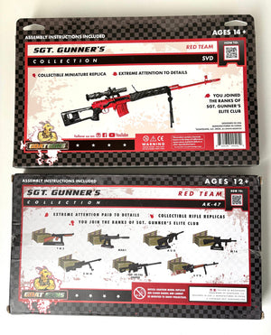 GoatGuns 1/3 Scale Die Cast Red Team SVD Special Edition Model — Diecast Model Guns