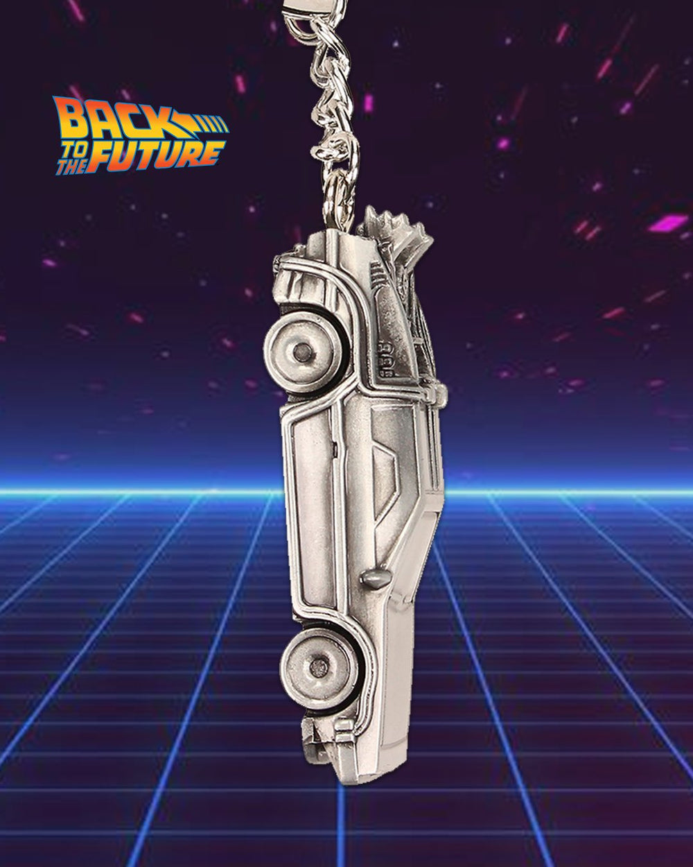Back to the Future DeLorean 3D Keyring