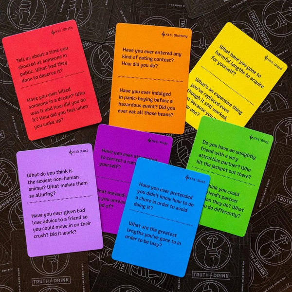 Little Shop of Magic Truth or Drink: Sin — Board Game