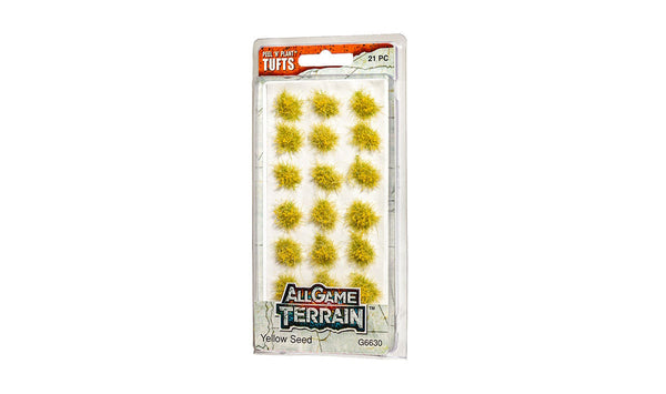 Woodland Scenics G6630 All Game Terrain Peel 'n' Plant Tufts Yellow Seed