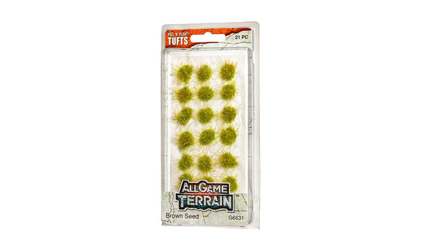 Woodland Scenics G6631 All Game Terrain Peel 'n' Plant Tufts Brown Seed