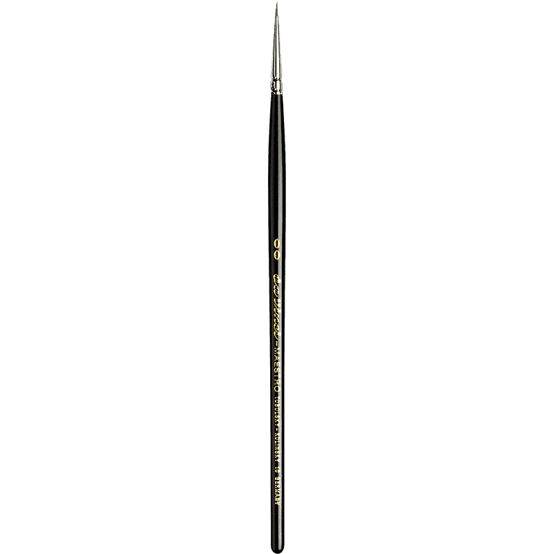 Little Shop of Magic Da Vinci: Maestro - Kolinsky Red Sable Brush - Series 10 - Size 2/0 - Round — Miniatures