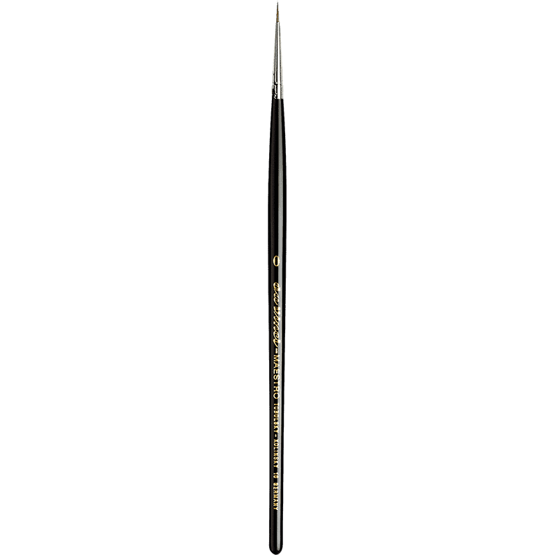 Little Shop of Magic Da Vinci: Maestro - Kolinsky Red Sable Brush - Series 10 - Size 0 - Round — Miniatures
