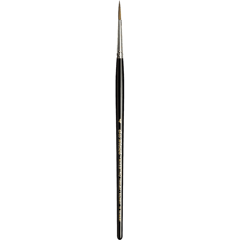 Little Shop of Magic Da Vinci: Maestro - Kolinsky Red Sable Brush - Series 10 - Size 4 - Round — Miniatures