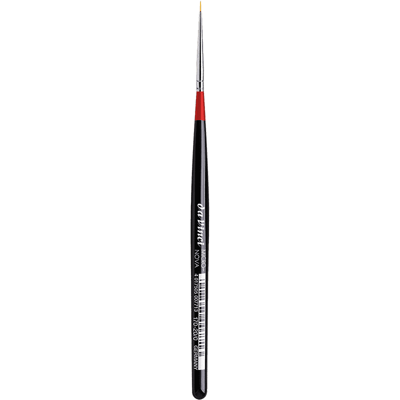 Little Shop of Magic Da Vinci: Micro-Nova - Golden Synthetic Brush - Series 170 - Size 20/0 - Round — Miniatures