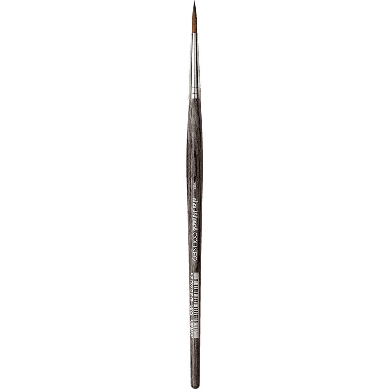Little Shop of Magic Da Vinci: Colineo - Synthetic Kolinsky Red Sable Brush - Series 5522 - Size 4 - Round — Miniatures