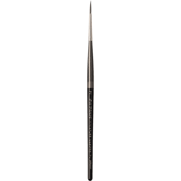 Little Shop of Magic Da Vinci: Miniature Maestro - Kolinsky Red Sable Brush - Series 70 - Size 2 - Round, Extra Long and
