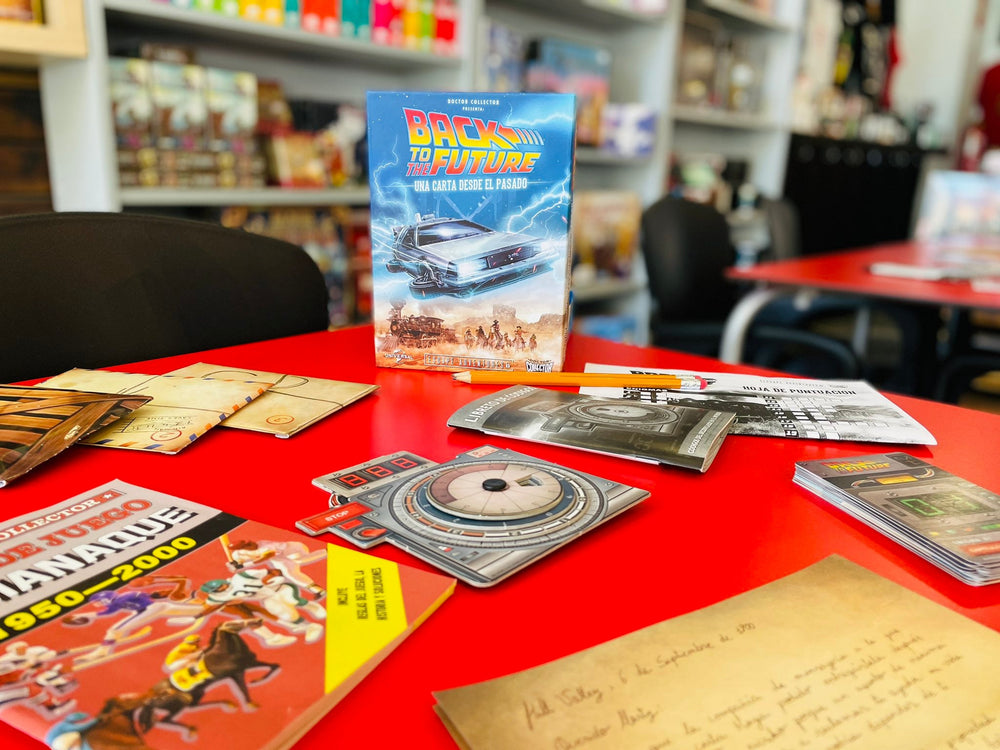 Back to the Future™ Back to the Future: A Letter From the Past strategy game [Spanish Edition] — Board Game