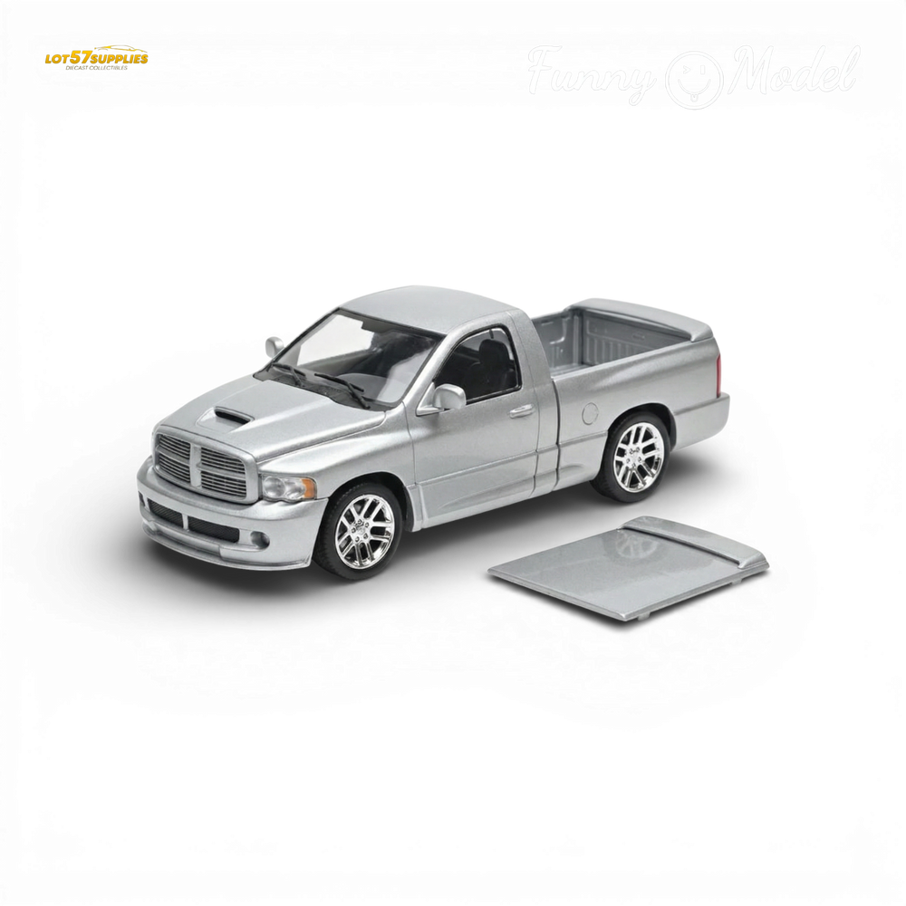 (Pre-Order) Funny Model Dodge RAM SRT-10 Silver 1:64