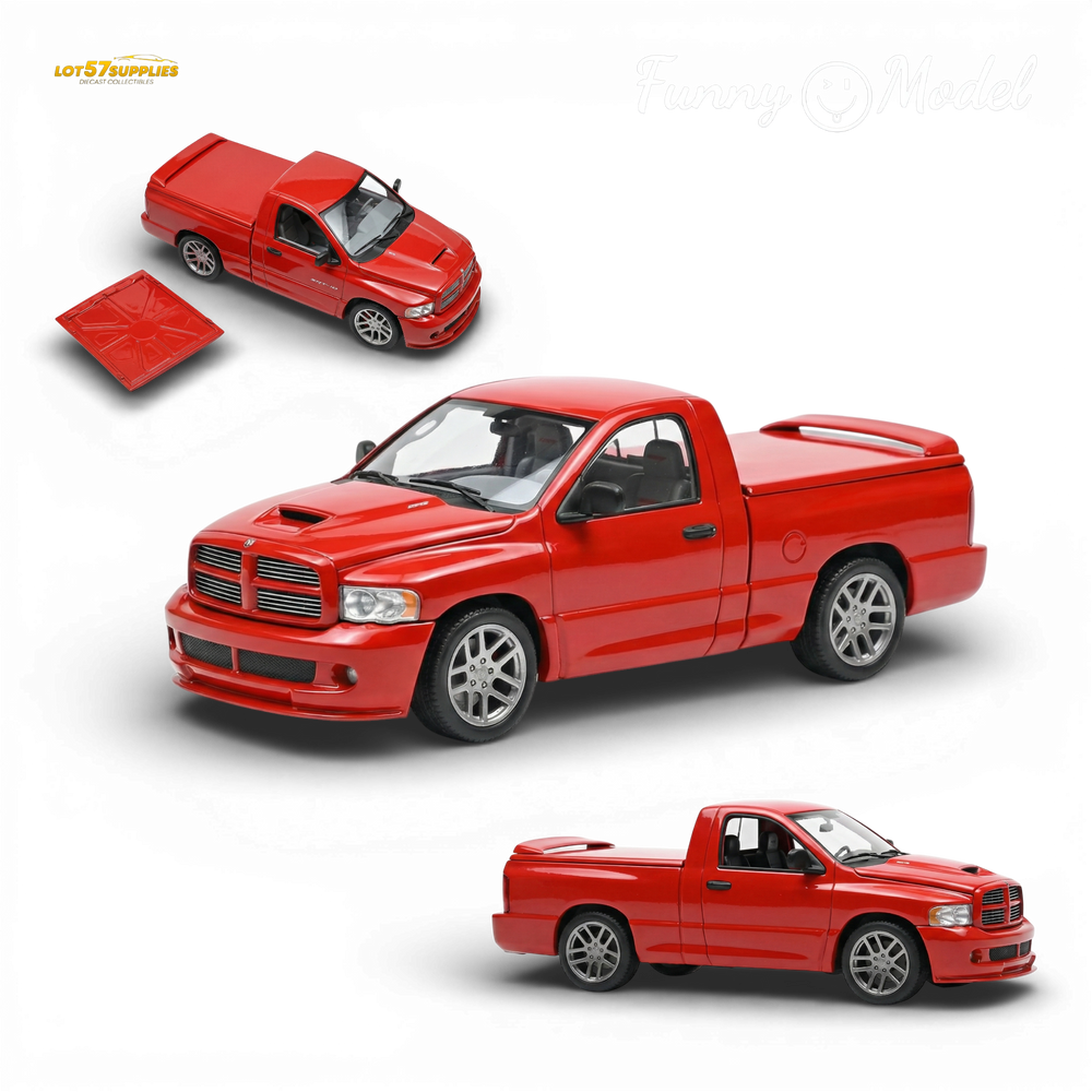 (Pre-Order) Funny Model Dodge RAM SRT-10 Flame Red 1:64