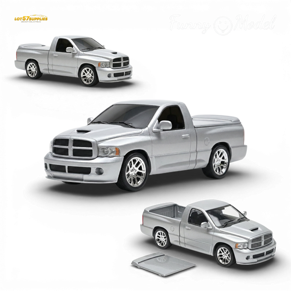 (Pre-Order) Funny Model Dodge RAM SRT-10 Silver 1:64