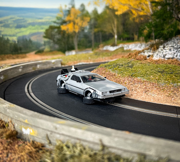 Back to the Future™ Scalextric Back to the Future Part II 1:32 scale Flying DeLorean Time Machine Slot Car