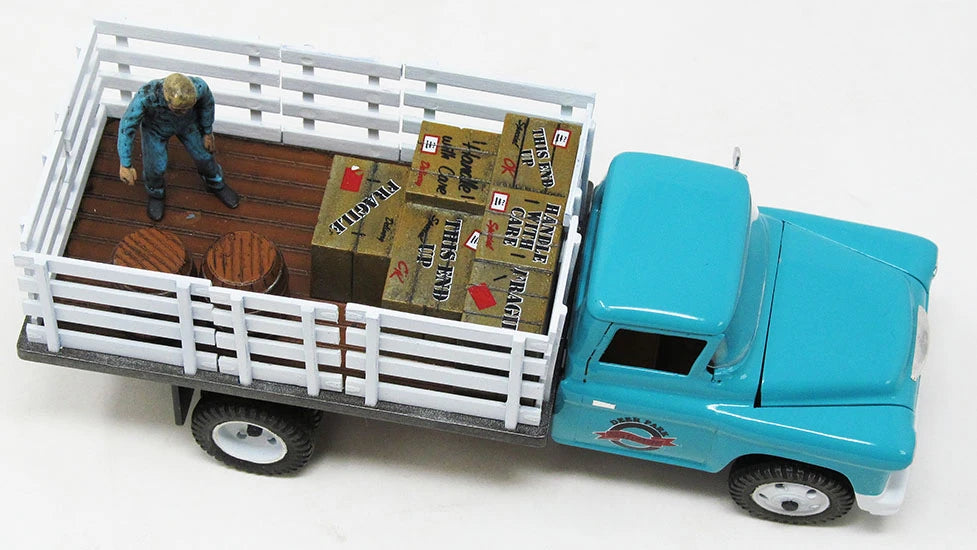 Atlantis Models 1:48 1955 Chevrolet 2 Ton Stake Truck Plastic Model Kit