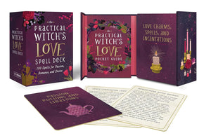 Little Shop of Magic RP Minis: The Practical Witch’s Love Spell Deck - 100 Spells for Passion, Romance, and Desire — Toys