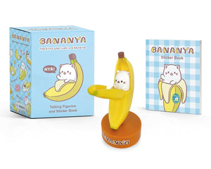 Little Shop of Magic RP Minis: Bananya - Talking Figurine and Sticker Book — Toys and Collectible