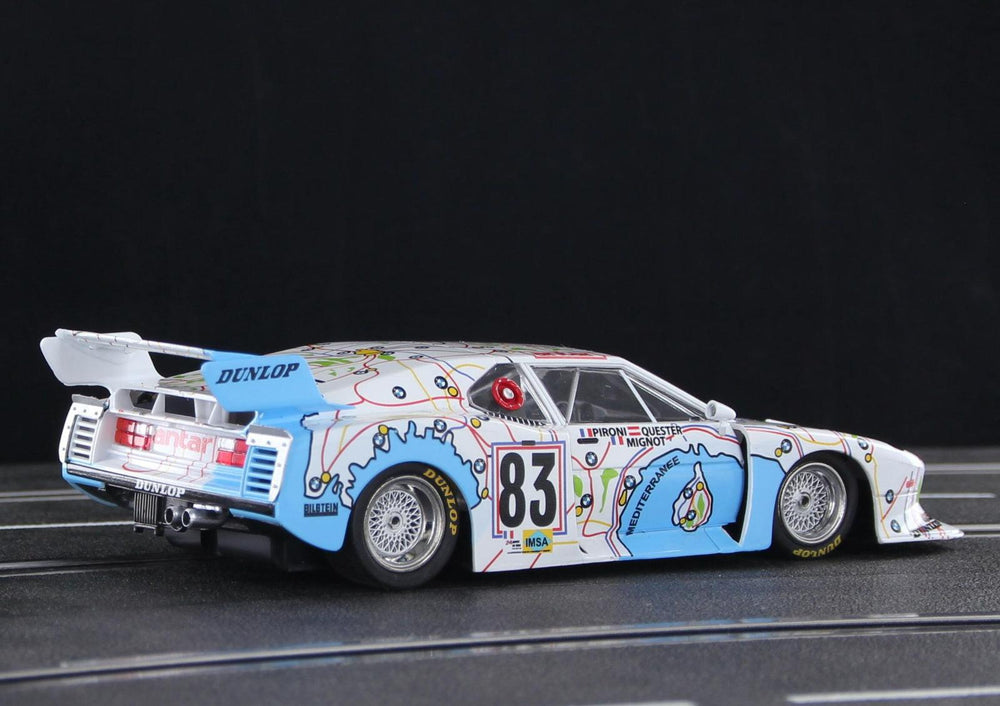 PowerHobby Racer Sideways BMW M1 Turbo Group 5 Carte de France LM 1980 1/32 Slot Car HC11