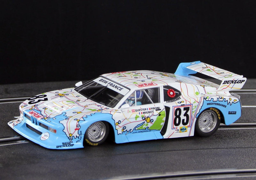 PowerHobby Racer Sideways BMW M1 Turbo Group 5 Carte de France LM 1980 1/32 Slot Car HC11