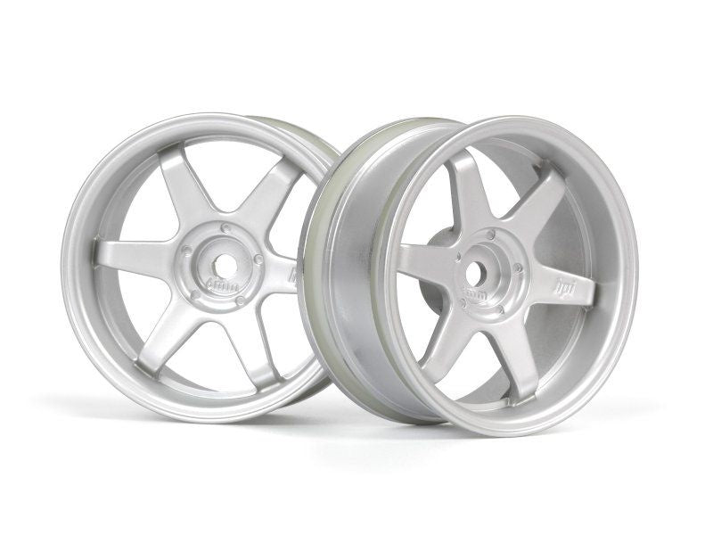 HPI 160753  TE37 Wheel 26mm Matte Chrome (6mm Offset)