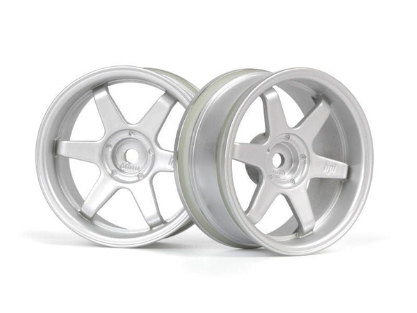 HPI 160753  TE37 Wheel 26mm Matte Chrome (6mm Offset)