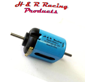 H&R Racing HRMH1 Hawk Motor 18,000 RPM 18K 2mm Double Shaft 1/24 Slot Car