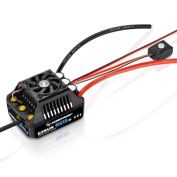 Hobbywing 30105100 Ezrun Max6 G2 Sensored Brushless Waterproof ESC (3-8S)