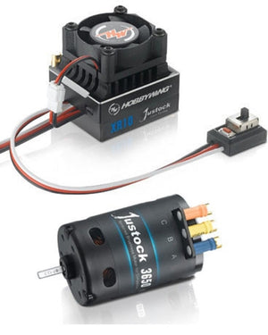 Hobbywing 38020403 XeRun XR10 Justock ESC and 21.5T Brushless Motor Combo
