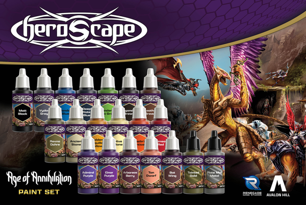 Little Shop of Magic Heroscape: Age of Annihilation - Paint Set — Miniatures