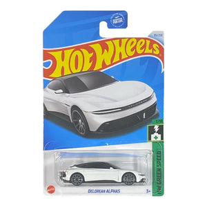 Collectors World Toys Hot Wheels DeLorean Alpha5 - Green Speed Series 7/10