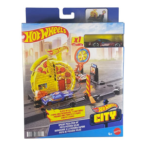Collectors World Toys Hot Wheels Speedy Pizza Pick-Up - Hot Wheels City Playset