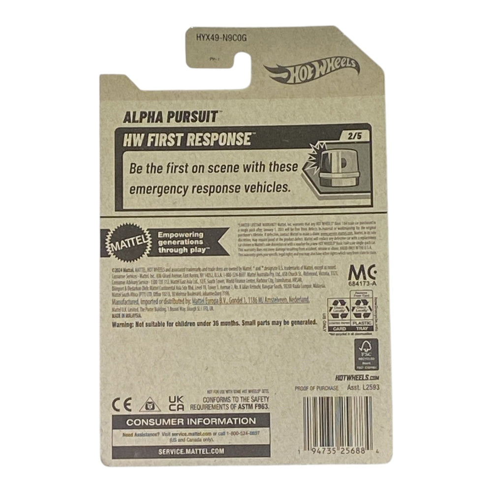 Hot Wheels Alpha Pursuit - HW First Response Series 2/5