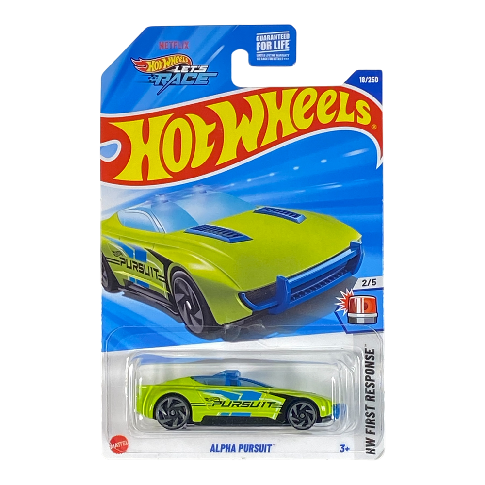 Collectors World Toys Hot Wheels Alpha Pursuit | First Response Series 2/5