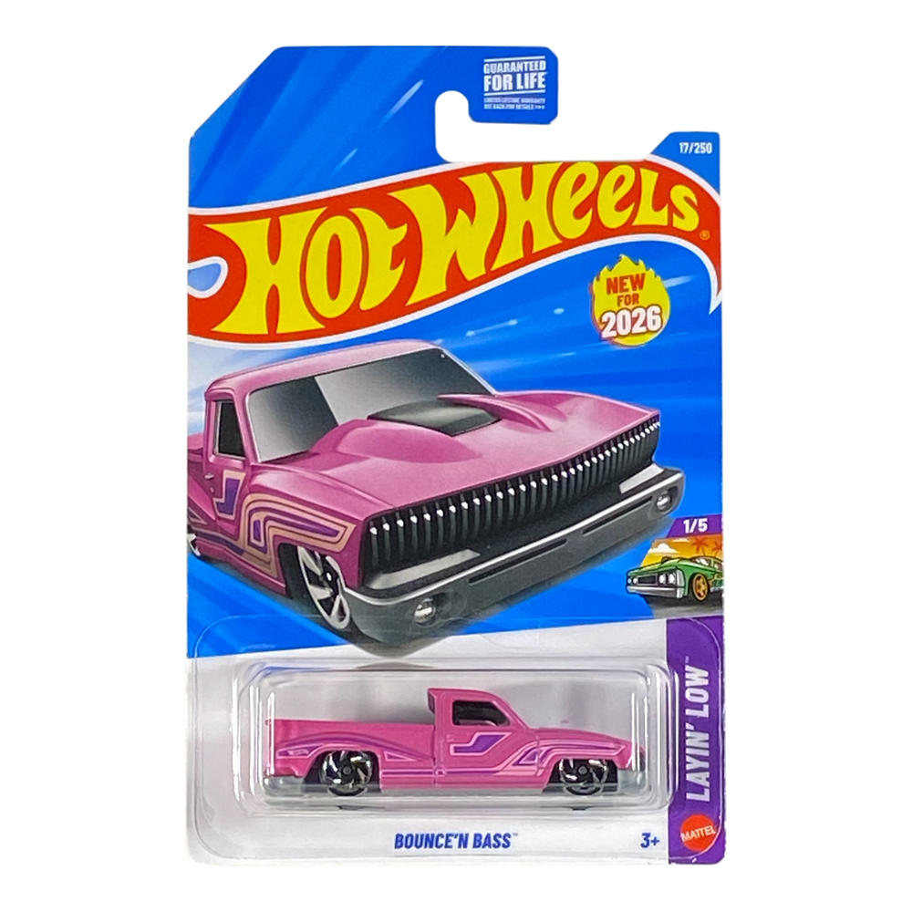 Collectors World Toys Hot Wheels Bounce'n Bass | Layin' Low Series 1/5