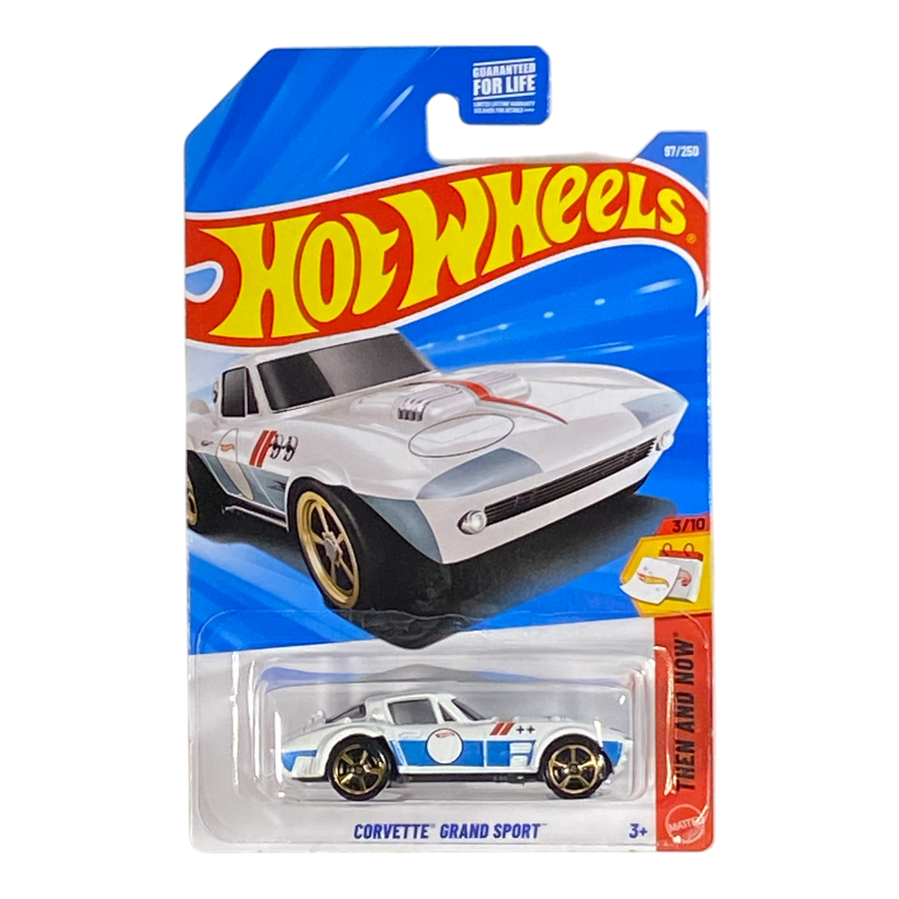Collectors World Toys Hot Wheels Corvette Grand Sport - Then and Now Series 3/10
