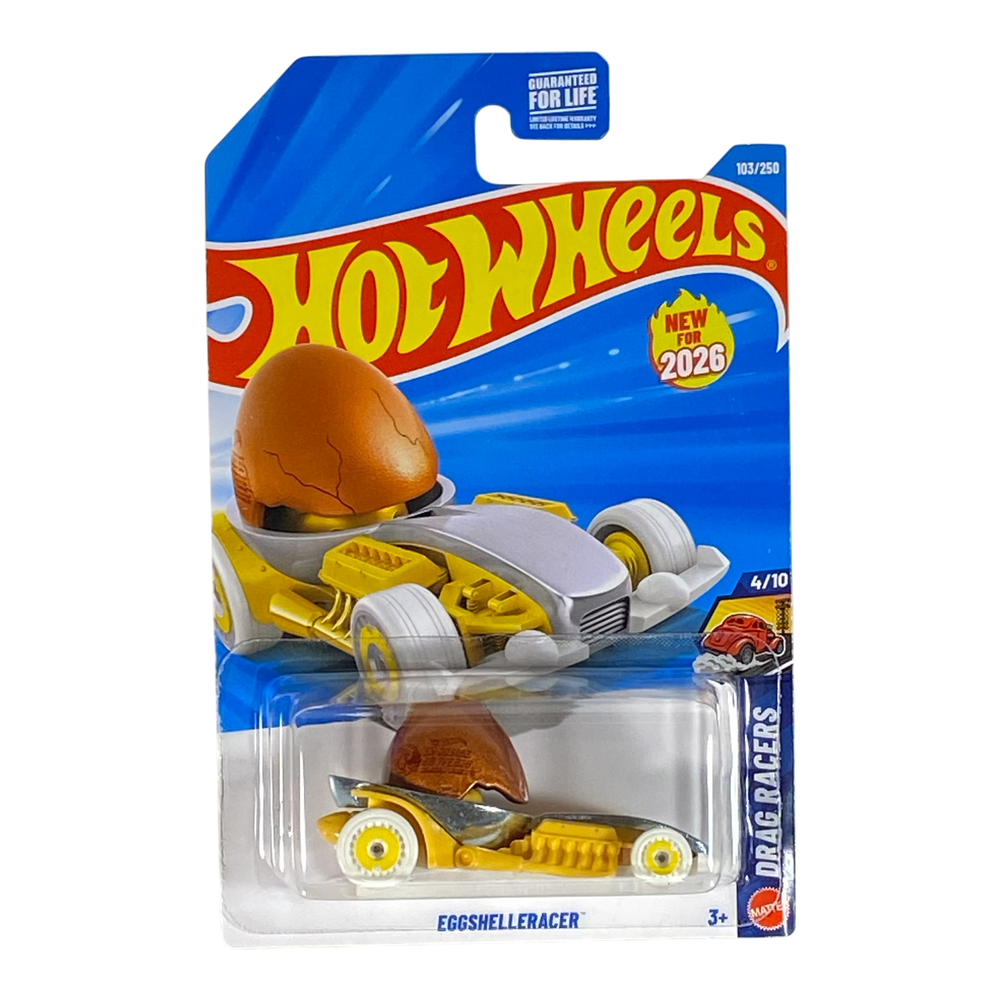 Collectors World Toys Hot Wheels EggShelleRacer | Drag Racers Series 4/10