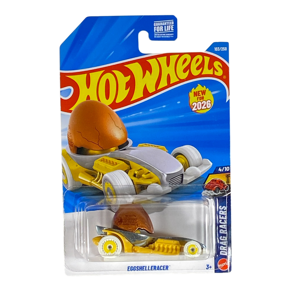 Collectors World Toys Hot Wheels EggShelleRacer | Drag Racers Series 4/10
