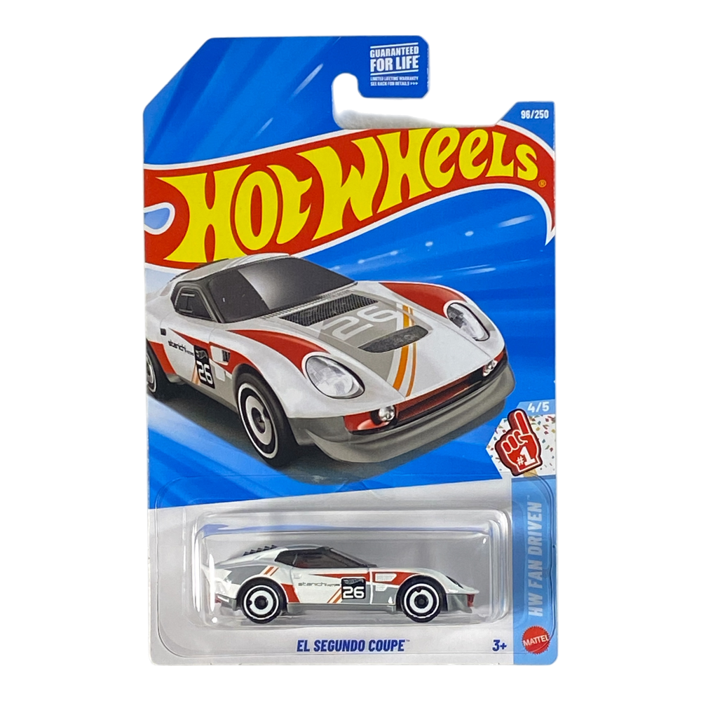 Collectors World Toys White Hot Wheels El Segundo Coupe | Fan Driven Series 4/5