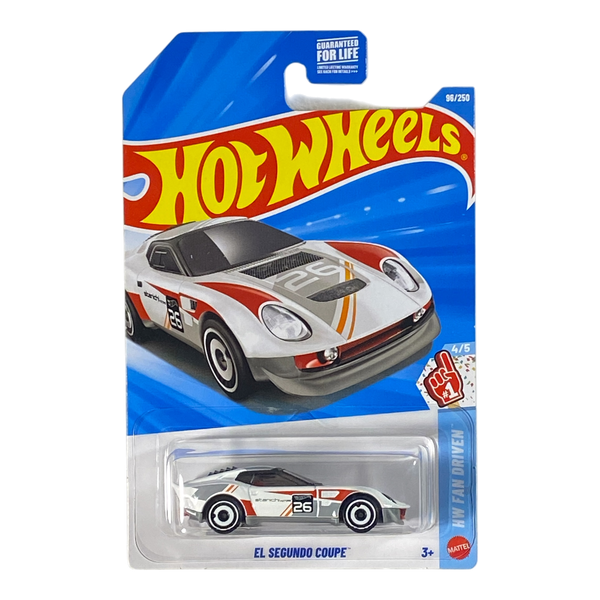 Collectors World Toys White Hot Wheels El Segundo Coupe | Fan Driven Series 4/5