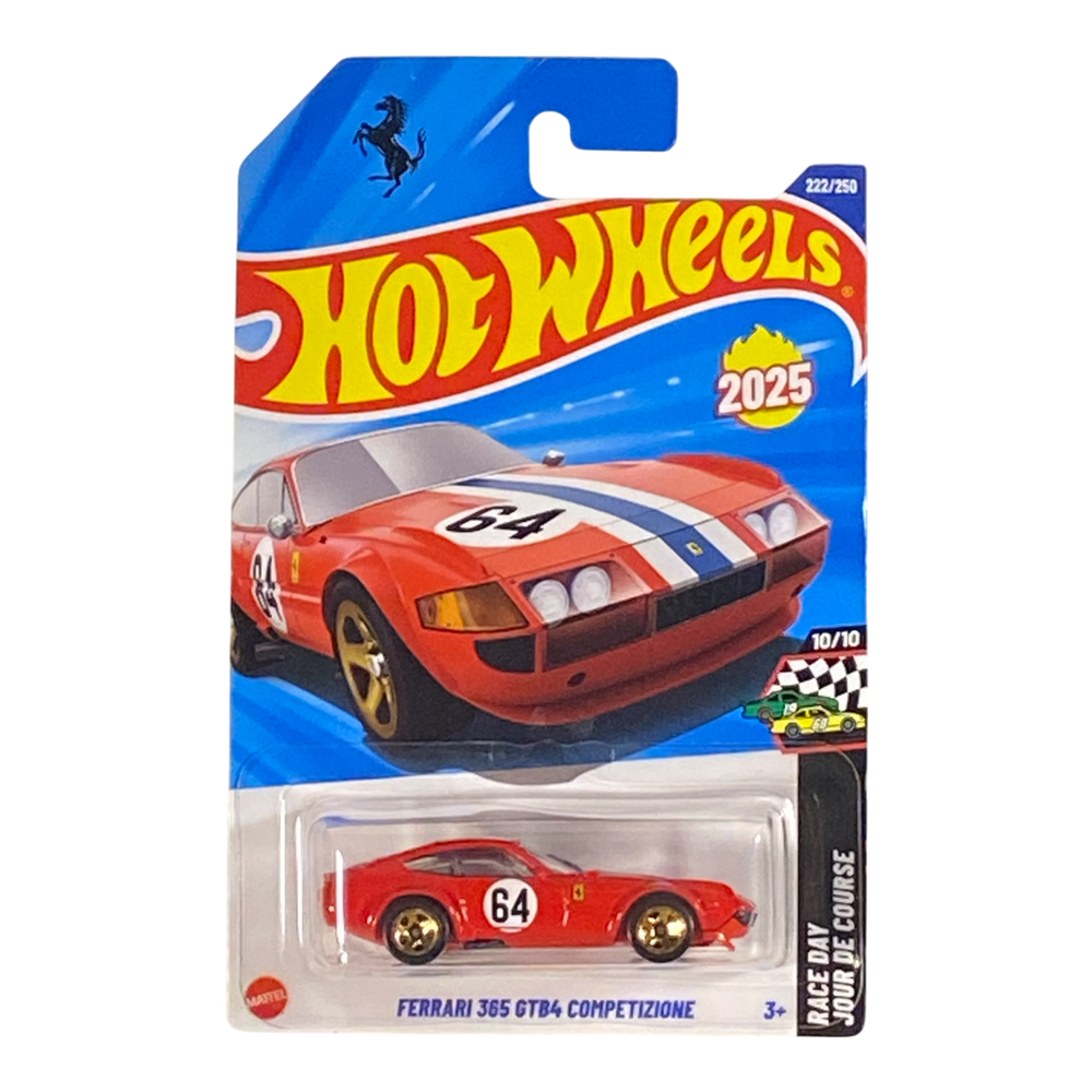 Hot Wheels Ferrari 365 GTB4 Competizione - Race Day / Jour De Course Series 10/10 - Echo Six Hobbies