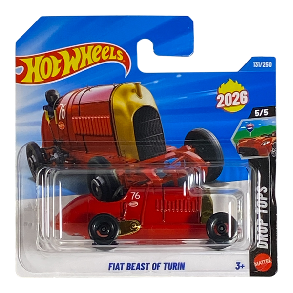 Collectors World Toys Hot Wheels Fiat Beast of Turin | Drop Tops Series 5/5