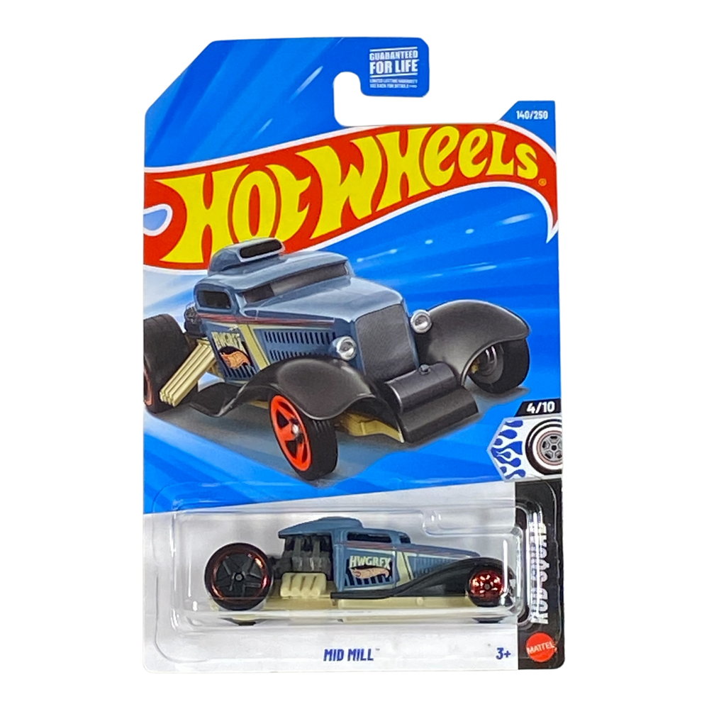 Collectors World Toys Hot Wheels Mid Mill | Rod Squad Series 4/10