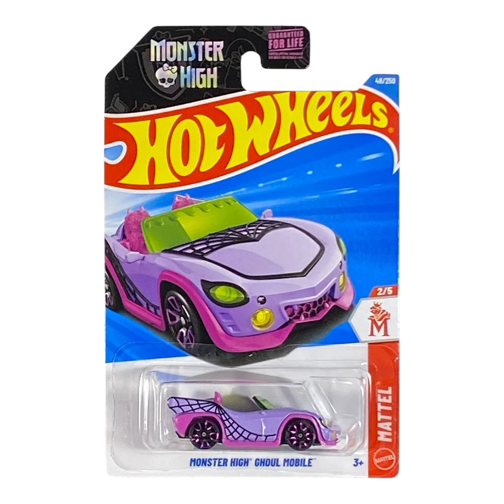 Collectors World Toys Hot Wheels Monster High Ghoul Mobile | Screen Time Series 2/5