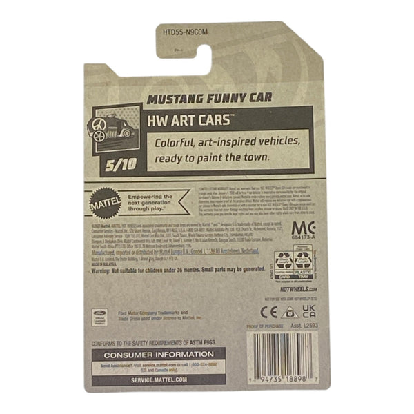 Hot Wheels Mustang Funny Car - HW Art Series 5/10